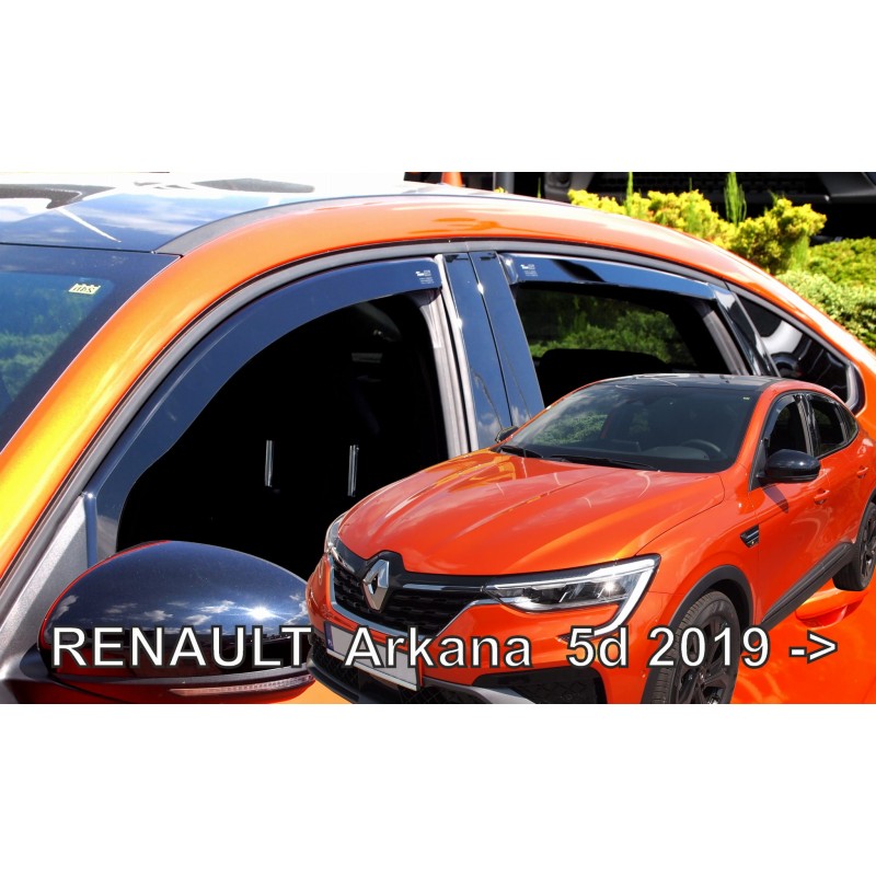 Ανεμοθραύστες Renault Arkana 5D (2019+) - 4 τμχ. εμπρός και πίσω, Heko