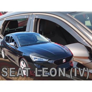 Ανεμοθραύστες Seat Leon IV 5D (2020+) - 4 τμχ. εμπρός και πίσω, Heko