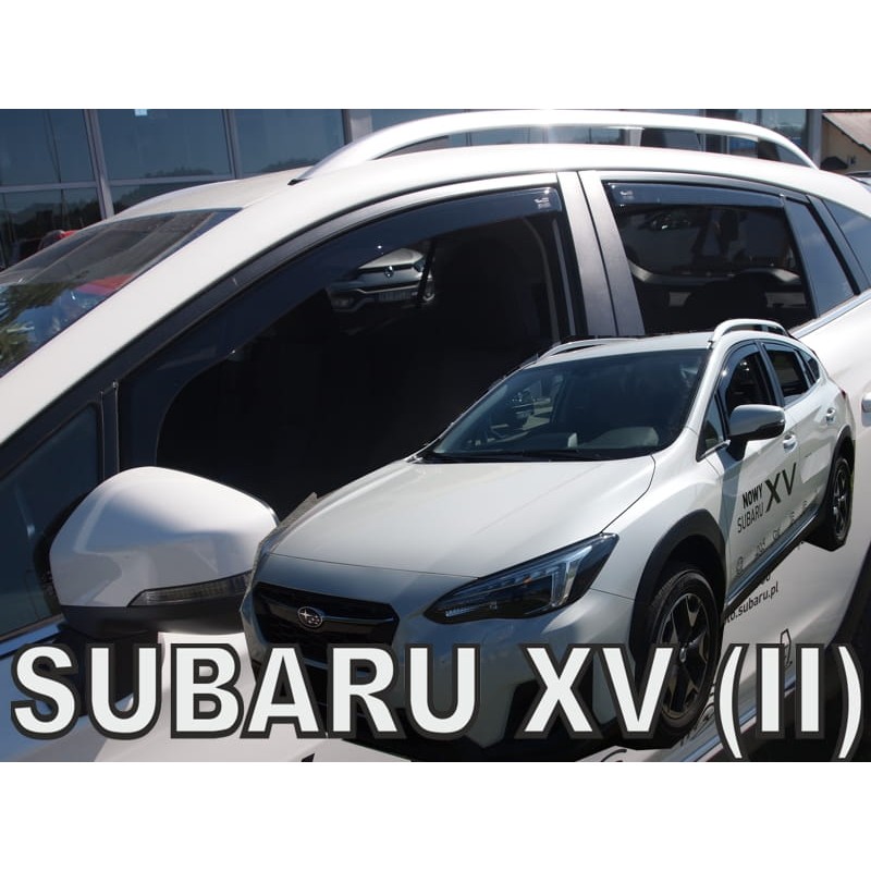 Ανεμοθραύστες Subaru XV (II) 5D (2017-2023) - 4 τμχ. εμπρός και πίσω, Heko