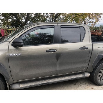 Ανεμοθραύστες Toyota Hilux (2015-2026) 4 πορτο - 4 τμχ εμπρός και πίσω, Heko Ανεμοθραύστες Toyota Hilux (2015-2026) 4 πορτο - 4 τμχ εμπρός και πίσω, Heko