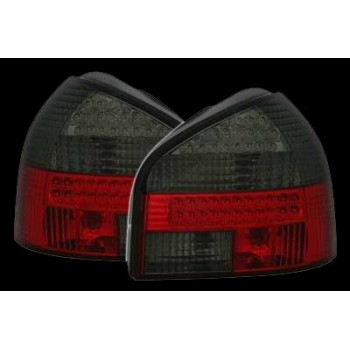 Πίσω φανάρια led Audi A3 (1996-2000) - chrome , φιμέ - σετ 2τμχ.