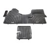 Λαστιχένια πατάκια MERCEDES Sprinter (2006-2018) / Sprinter (2018+) - 2 seats - τύπου σκαφάκι - 3τμχ., Rezaw Plast