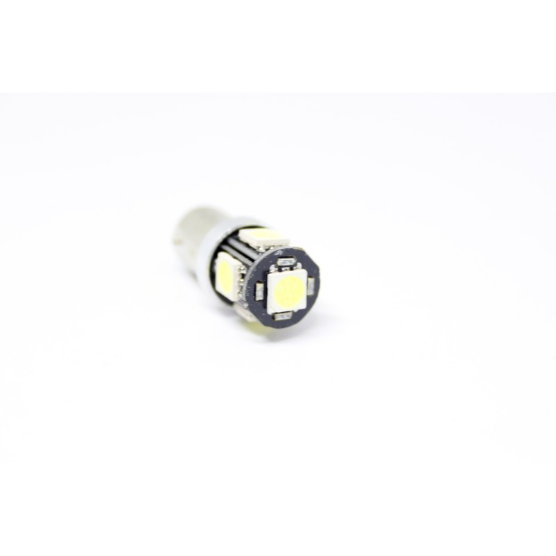 Led λάμπα τύπου BA9S CANBUS με 5 SMD led 4300k - 1τμχ.