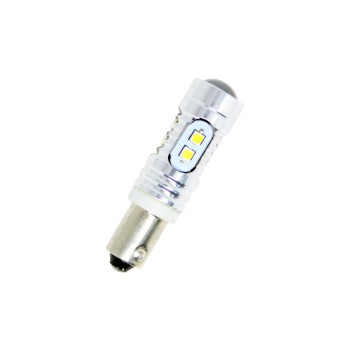 Led λάμπα τύπου BA9S 10W με 10 led επί 1W και προτζέκτορα - 1τμχ. Led λάμπα τύπου BA9S 10W με 10 led επί 1W και προτζέκτορα - 1τμχ.