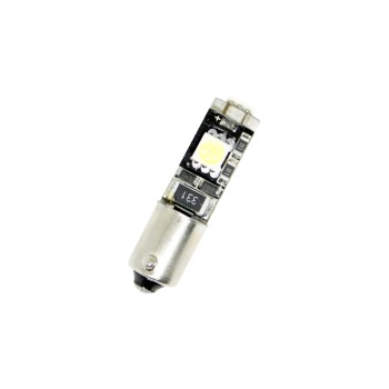 Led λάμπα τύπου BA9S CANBUS με 3 SMD led εκ διαμέτρου αντίθετα - 1τμχ. Led λάμπα τύπου BA9S CANBUS με 3 SMD led εκ διαμέτρου αντίθετα - 1τμχ.