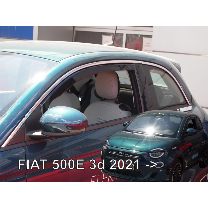 Ανεμοθραύστες Fiat 500E (2021+) - 3 πορτο - 2τμχ. εμπρός, Heko