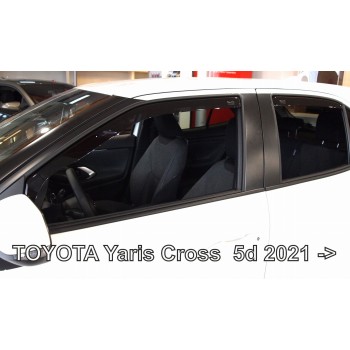 Ανεμοθραύστες Toyota Yaris Cross (2021+) 5 πορτο - 4τμχ. εμπρός και πίσω, Heko