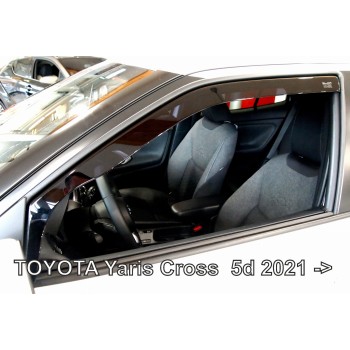 Ανεμοθραύστες Toyota Yaris Cross (2021+) 5 πορτο - 2τμχ. εμπρός, Heko