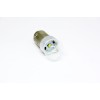 Led λάμπα BA15S με 5W CREE led σε γυάλινο κάλυκα μονού φωτισμού κίτρινη - 1τμχ.