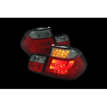 Πίσω φανάρια led BMW E46 sedan (1998-2001) - φιμέ - σετ 2τμχ.