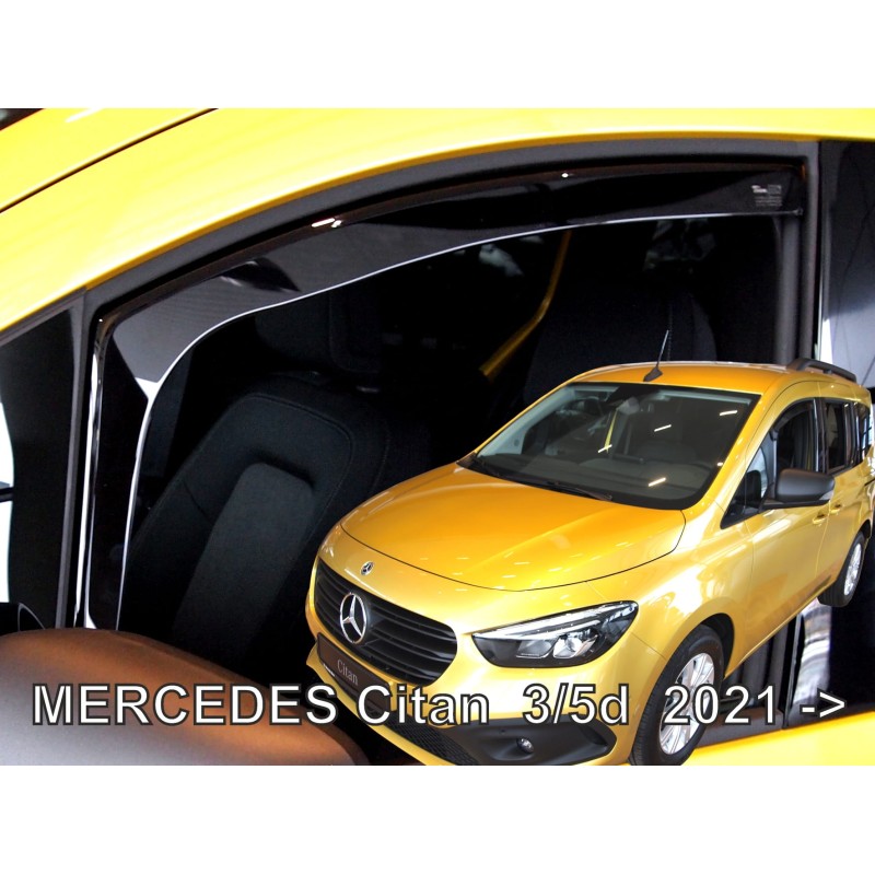 Ανεμοθραύστες Mercedes Citan (2021+) 3 / 5 πορτο - 2τμχ. εμπρός, Heko
