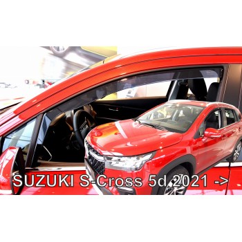 Ανεμοθραύστες Suzuki S-Cross (2021+) 5 πορτο - 2τμχ. εμπρός, Heko Ανεμοθραύστες Suzuki S-Cross (2021+) 5 πορτο - 2τμχ. εμπρός, Heko