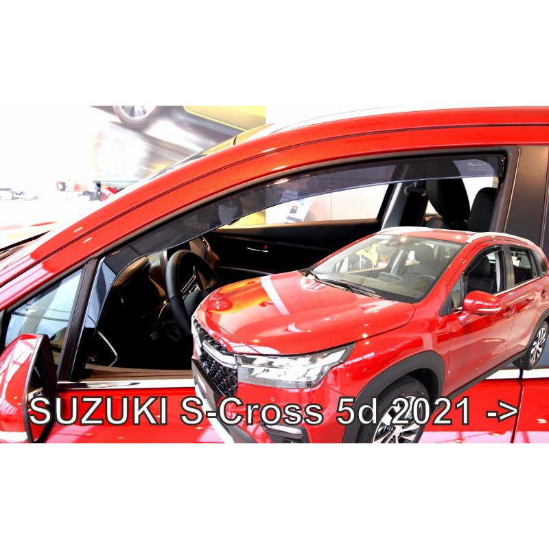 Ανεμοθραύστες Suzuki S-Cross (2021+) 5 πορτο - 2τμχ. εμπρός, Heko