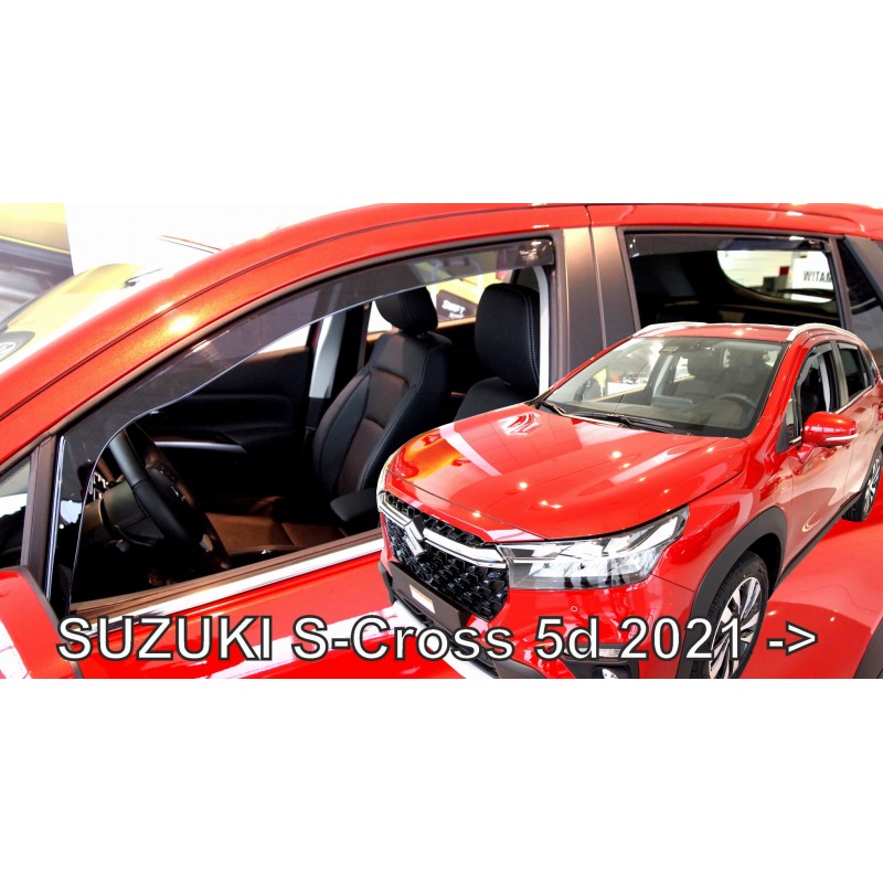 Ανεμοθραύστες Suzuki S-Cross (2021+) 5 πορτο - 4τμχ. εμπρός και πίσω, Heko