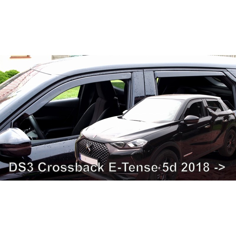 Ανεμοθραύστες Citroen DS3 Crossback E-Tense (2018+) 5 πορτο - 4τμχ. εμπρός και πίσω, Heko