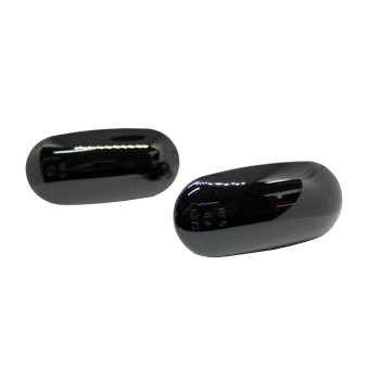 Led φλας φτερού Mitsubishi Pajero (1998-2005) - φιμέ με τρεχούμενο φλας - σετ 2τμχ.