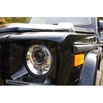Φανάρια εμπρός Mercedes W461 / W463 G- Class (1989+) , με λάμπες (Η1) - σετ 2τμχ.