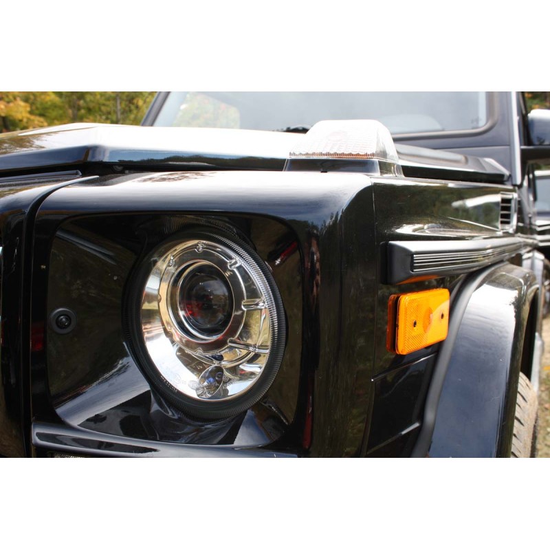 Φανάρια εμπρός Mercedes W461 / W463 G- Class (1989+) , με λάμπες (Η1) - σετ 2τμχ.