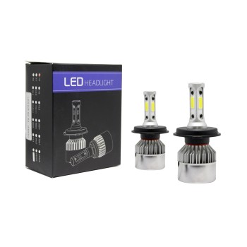 Led λάμπες Η4 Bi-led για μεσαία ή μεγάλα φώτα S2 7600 lumen , 36 Watt - COB 6000K - 2τμχ. Led λάμπες Η4 Bi-led για μεσαία ή μεγάλα φώτα S2 7600 lumen , 36 Watt - COB 6000K - 2τμχ.
