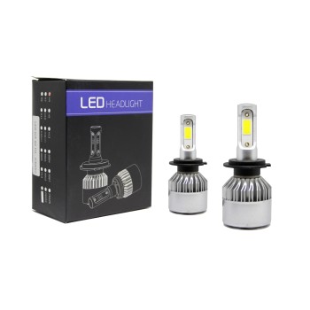 Led λάμπες Η7 για μεσαία ή μεγάλα φώτα S2 - 30 800 lux , 18 Watt - COB 6000K - 300% πιό έντονη φωτεινότητα 2τμχ. Led λάμπες Η7 για μεσαία ή μεγάλα φώτα S2 - 30 800 lux , 18 Watt - COB 6000K - 300% πιό έντονη φωτεινότητα 2τμχ.