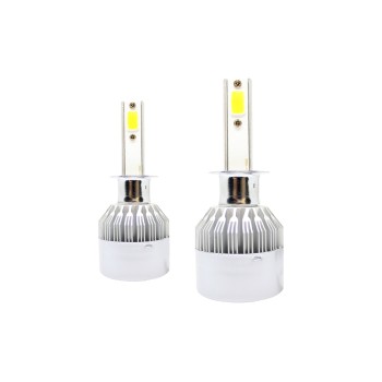 Led λάμπες Η3 για μεσαία ή μεγάλα φώτα 7600 lumen , 36 Watt - COB 6000K - 2τμχ. Led λάμπες Η3 για μεσαία ή μεγάλα φώτα 7600 lumen , 36 Watt - COB 6000K - 2τμχ.