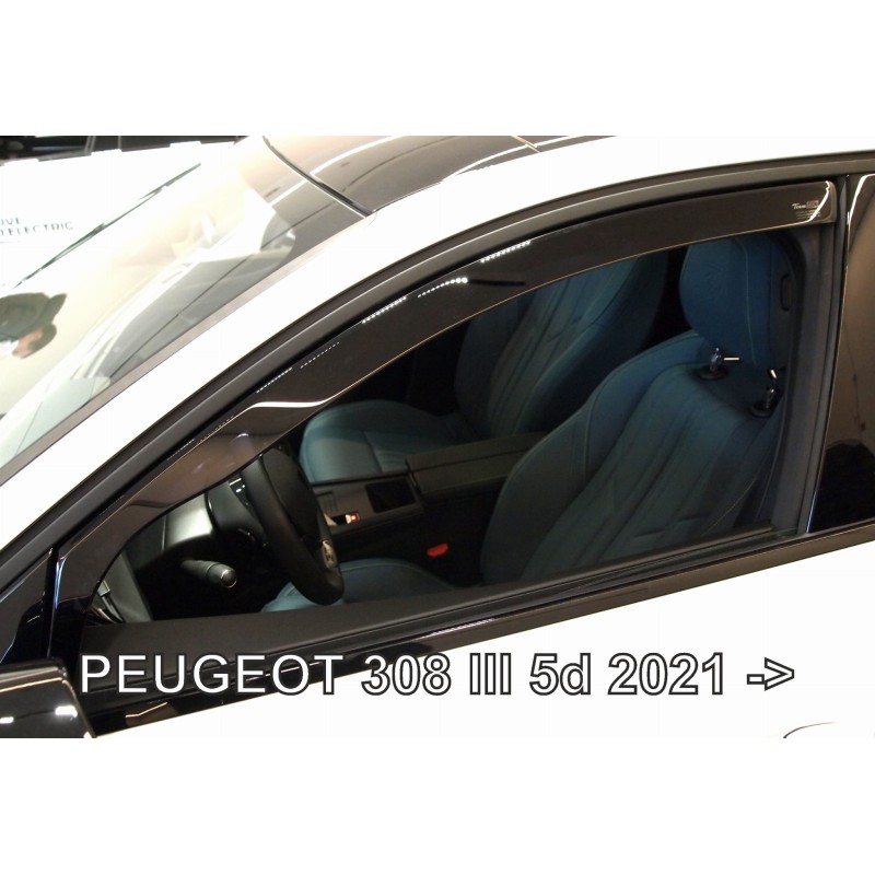 Ανεμοθραύστες Peugeot 308 (2021+) 5 πορτο - 2τμχ. εμπρός, Heko
