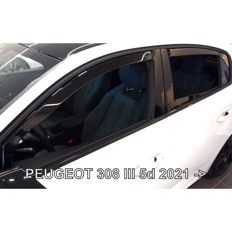Ανεμοθραύστες Peugeot 308 (2021+) 5 πορτο - 4τμχ. εμπρός και πίσω, Heko