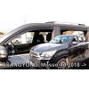 Ανεμοθραύστες Ssangyong Musso (2018+) sedan- 4τμχ. εμπρός και πίσω, Heko