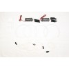 Δαχτυλίδια BMW E46 coupe (1998-2003) / BMW E46 Sedan, Combi (1998-2005) angel eyes - Λευκό χρώμα