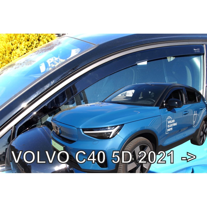Ανεμοθραύστες Volvo C40 (2021+) 5 πορτο - 2τμχ. εμπρός, Heko
