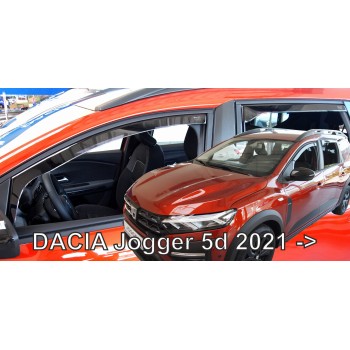 Ανεμοθραύστες Dacia Jogger (2021+) 5 πορτο - 4τμχ. εμπρός και πίσω, Heko