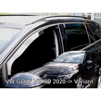 Ανεμοθραύστες Vw Golf VIII Variant (2020+) combi - 4τμχ. εμπρός και πίσω, Heko