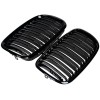 Μάσκα BMW X5 E70 (2006-2013) / X6 E71 (2007-2014) - διπλές γυαλιστερές - 2τμχ.