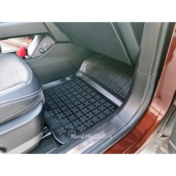 Λαστιχένια πατάκια HONDA CR-V V (2018-2023) / Hybrid (2022+) / HAVAL H6 (2021+) - τύπου σκαφάκι - 3τμχ., Rezaw Plast Λαστιχένια πατάκια HONDA CR-V V (2018-2023) / Hybrid (2022+) / HAVAL H6 (2021+) - τύπου σκαφάκι - 3τμχ., Rezaw Plast