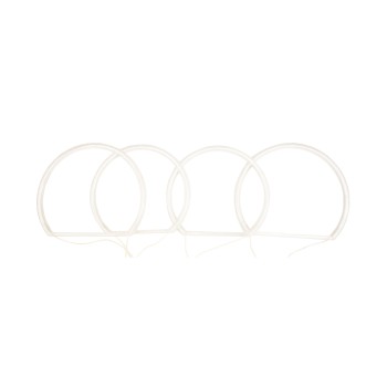 Δαχτυλίδια BMW E46 coupe (1998-2003) / BMW E46 Sedan, Combi (1998-2005) angel eyes με 4 μεγάλα δαχτυλίδια 144mm - Λευκό χρώμα