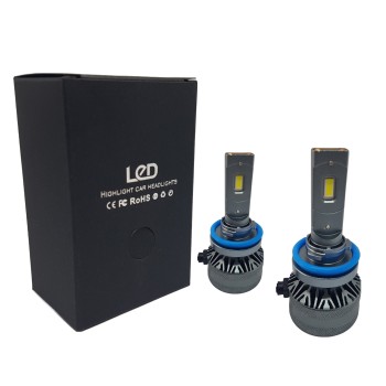 Led λάμπες H8 / H9 / H11 για μεσαία ή μεγάλα φώτα 155 000 lux , 55 Watt - CANBUS 6000K - 300% πιό έντονη φωτεινότητα 2τμχ. Led λάμπες H8 / H9 / H11 για μεσαία ή μεγάλα φώτα 155 000 lux , 55 Watt - CANBUS 6000K - 300% πιό έντονη φωτεινότητα 2τμχ.