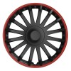 Τάσια Versaco Crystal Black / Red - 14" σετ - 4τμχ.