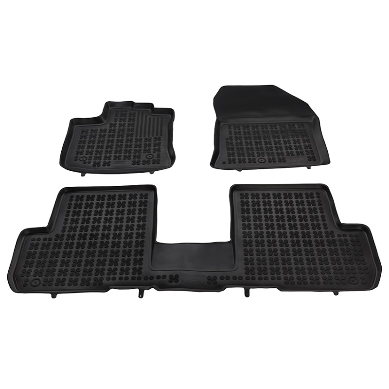 Λαστιχένια πατάκια DACIA Lodgy I (2012-2020) / DACIA Logan I Stepway (2012-2020) - 5-θέσιο τύπου σκαφάκι - 4τμχ., Rezaw Plast