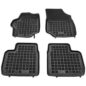 Λαστιχένια πατάκια CITROEN C-Elysse (2013-2021) / PEUGEOT 301 (2012-2019) - τύπου σκαφάκι - 4τμχ., Rezaw Plast