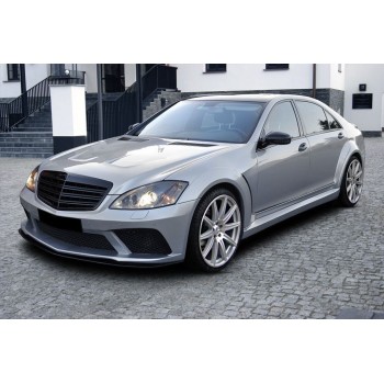 Μάσκα Mercedes W221 S-Class (2009-2013) - AMG design μαύρη