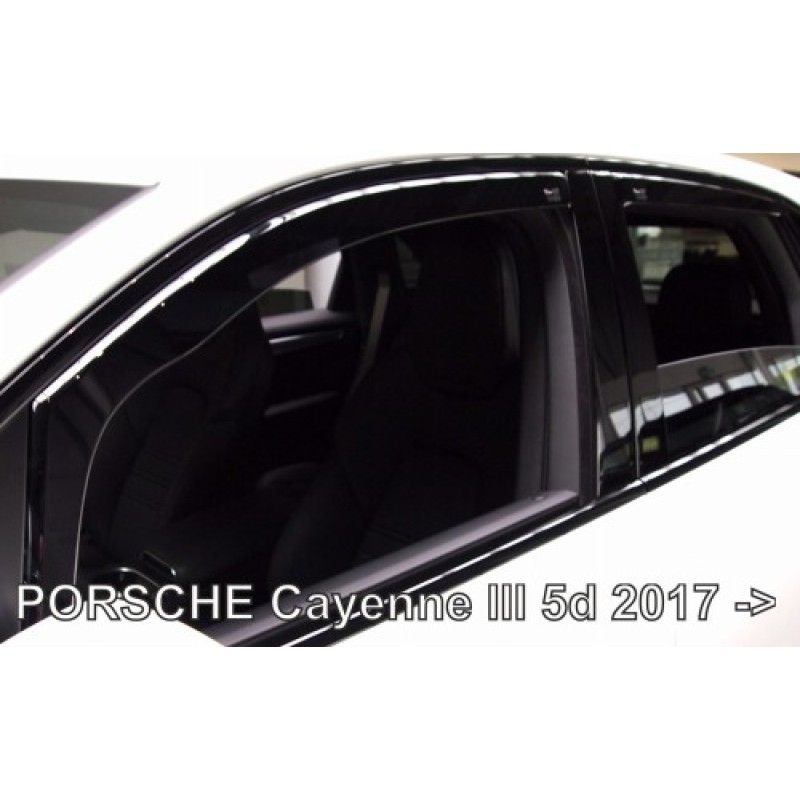 Ανεμοθραύστες Porsche Cayenne (2017+) - 4τμχ. εμπρός και πίσω, Heko
