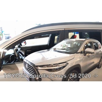Ανεμοθραύστες Toyota Corolla Cross (2020+) - 4 τμχ. εμπρός και πίσω, Heko Ανεμοθραύστες Toyota Corolla Cross (2020+) - 4 τμχ. εμπρός και πίσω, Heko