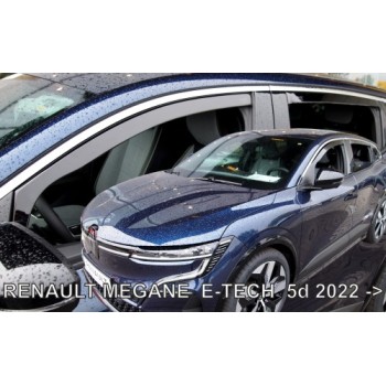 Ανεμοθραύστες Renault Megane E-tech (2022+) - 4 τμχ. εμπρός και πίσω, Heko Ανεμοθραύστες Renault Megane E-tech (2022+) - 4 τμχ. εμπρός και πίσω, Heko