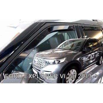 Ανεμοθραύστες Ford Explorer (2019+) - 4 τμχ. εμπρός και πίσω, Heko Ανεμοθραύστες Ford Explorer (2019+) - 4 τμχ. εμπρός και πίσω, Heko