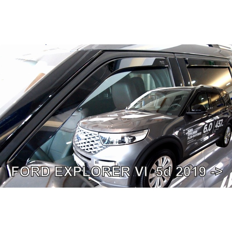 Ανεμοθραύστες Ford Explorer (2019+) - 4 τμχ. εμπρός και πίσω, Heko