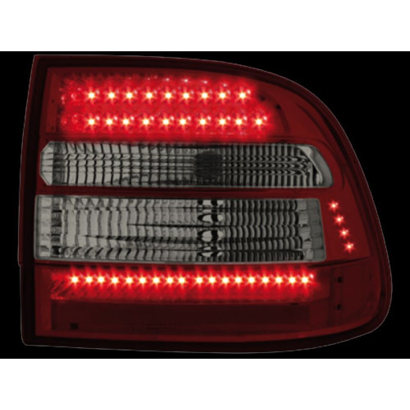 Πίσω φανάρια led Porsche Cayenne (2003-2007) - φιμέ φλας - σετ 2τμχ.