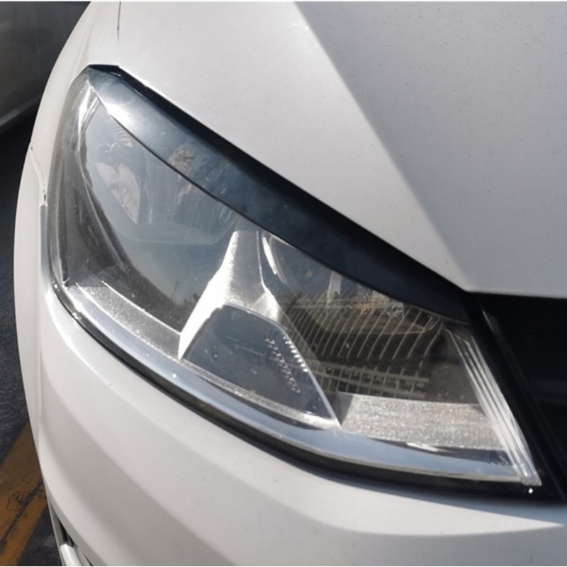 Φρυδάκια φαναριών Vw Golf 7 - μαύρα γυαλιστερά