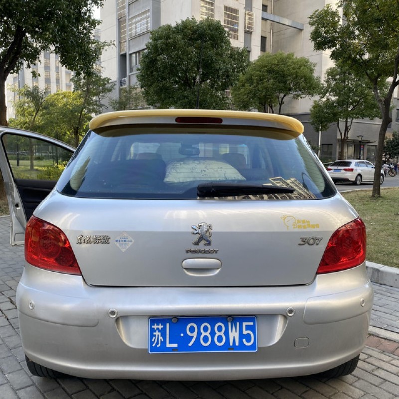 Αεροτομή οροφής Peugeot 307 Hatchback 5 doors - μαύρη γυαλιστερή