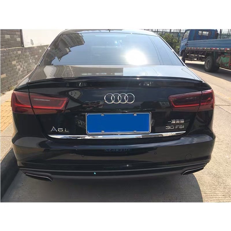 Αεροτομή πορτ-μπαγκάζ Audi A6 C7 (2012-2017) - μαύρη γυαλιστερή