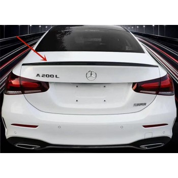 Αεροτομή πορτ-μπαγκάζ Mercedes W177 A-Class (2019+) sedan - μαύρη γυαλιστερή